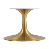 Modway Furniture Lippa 28" Round Terrazzo Coffee Table Gold White EEI-5711-GLD-WHI