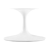 Modway Furniture Lippa 36" Round Terrazzo Coffee Table White White EEI-5719-WHI-WHI