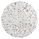 Modway Furniture Lippa 40" Round Terrazzo Dining Table White White EEI-5722-WHI-WHI