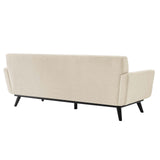 Modway Furniture Engage Herringbone Fabric Sofa XRXT Beige EEI-5760-BEI