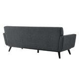 Modway Furniture Engage Herringbone Fabric Sofa XRXT Charcoal EEI-5760-CHA