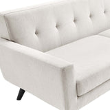 Modway Furniture Engage Herringbone Fabric Sofa XRXT Ivory EEI-5760-IVO