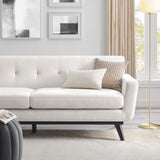 Modway Furniture Engage Herringbone Fabric Sofa XRXT Ivory EEI-5760-IVO