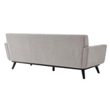 Modway Furniture Engage Herringbone Fabric Sofa XRXT Light Gray EEI-5760-LGR