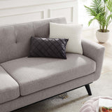 Modway Furniture Engage Herringbone Fabric Sofa XRXT Light Gray EEI-5760-LGR