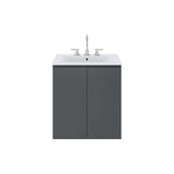 Modway Furniture Bryn 24" Wall-Mount Bathroom Vanity XRXT Gray White EEI-5777-GRY-WHI