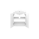 Modway Furniture Bryn 24" Wall-Mount Bathroom Vanity XRXT White White EEI-5777-WHI-WHI