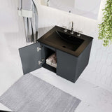 Modway Furniture Vitality 24" Bathroom Vanity XRXT Gray Black EEI-5782-GRY-BLK