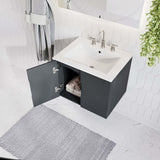 Modway Furniture Vitality 24" Bathroom Vanity XRXT Gray White EEI-5782-GRY-WHI