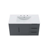 Modway Furniture Vitality 36" Bathroom Vanity XRXT Gray White EEI-5783-GRY-WHI