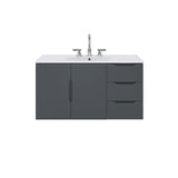 Modway Furniture Vitality 36" Bathroom Vanity XRXT Gray White EEI-5783-GRY-WHI