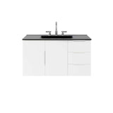 Modway Furniture Vitality 36" Bathroom Vanity XRXT White Black EEI-5783-WHI-BLK