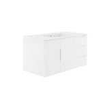 Modway Furniture Vitality 36" Bathroom Vanity XRXT White White EEI-5783-WHI-WHI