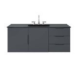 Modway Furniture Vitality 48" Single Sink Bathroom Vanity XRXT Gray Black EEI-5784-GRY-BLK