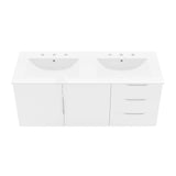 Modway Furniture Vitality 48" Double Sink Bathroom Vanity XRXT White White EEI-5785-WHI-WHI