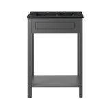 Modway Furniture Altura 24" Bathroom Vanity XRXT Gray Black EEI-5798-GRY-BLK