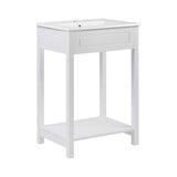 Modway Furniture Altura 24" Bathroom Vanity XRXT White White EEI-5798-WHI-WHI