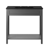Modway Furniture Altura 36" Bathroom Vanity XRXT Gray Black EEI-5799-GRY-BLK
