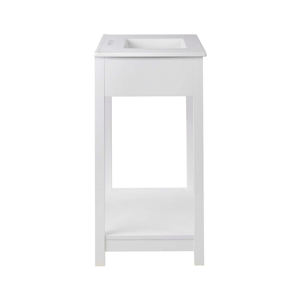 Modway Furniture Altura 36" Bathroom Vanity XRXT White White EEI-5799-WHI-WHI