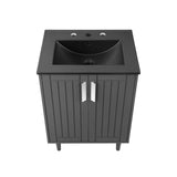 Modway Furniture Augusta 24" Bathroom Vanity XRXT Gray Black EEI-5800-GRY-BLK