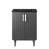 Modway Furniture Augusta 24" Bathroom Vanity XRXT Gray Black EEI-5800-GRY-BLK