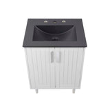 Modway Furniture Augusta 24" Bathroom Vanity XRXT White Black EEI-5800-WHI-BLK