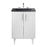 Modway Furniture Augusta 24" Bathroom Vanity XRXT White Black EEI-5800-WHI-BLK