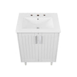 Modway Furniture Augusta 24" Bathroom Vanity XRXT White White EEI-5800-WHI-WHI