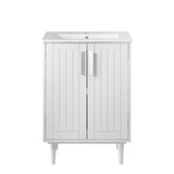 Modway Furniture Augusta 24" Bathroom Vanity XRXT White White EEI-5800-WHI-WHI