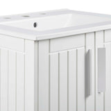 Modway Furniture Augusta 24" Bathroom Vanity XRXT White White EEI-5800-WHI-WHI