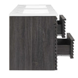 Modway Furniture Render 48" Wall-Mount Bathroom Vanity XRXT Charcoal White EEI-5802-CHA-WHI