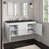 Modway Furniture Render 48" Wall-Mount Bathroom Vanity XRXT White Black EEI-5802-WHI-BLK