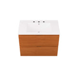 Modway Furniture Scenic 30" Wall-Mount Bathroom Vanity XRXT Cherry White EEI-5812-CHE-WHI