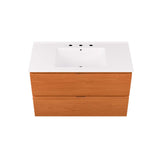 Modway Furniture Scenic 36" Wall-Mount Bathroom Vanity XRXT Cherry White
Cherry White EEI-5813-CHE-WHI