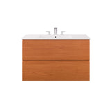 Modway Furniture Scenic 36" Wall-Mount Bathroom Vanity XRXT Cherry White
Cherry White EEI-5813-CHE-WHI