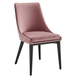 Viscount Accent Performance Velvet Dining Chairs - Set of 2 Dusty Rose EEI-5816-DUS