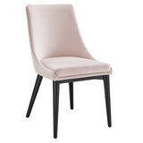 Viscount Accent Performance Velvet Dining Chairs - Set of 2 Pink EEI-5816-PNK