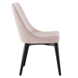 Viscount Accent Performance Velvet Dining Chairs - Set of 2 Pink EEI-5816-PNK