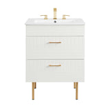 Modway Furniture Daybreak 24" Bathroom Vanity XRXT White White EEI-5817-WHI-WHI