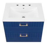 Modway Furniture Daybreak 24" Bathroom Vanity XRXT Blue White EEI-5818-BLU-WHI