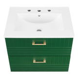 Modway Furniture Daybreak 24" Bathroom Vanity XRXT Green White EEI-5818-GRN-WHI