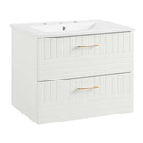 Modway Furniture Daybreak 24" Bathroom Vanity XRXT White White EEI-5818-WHI-WHI