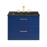 Modway Furniture Daybreak 24" Bathroom Vanity XRXT Blue Black EEI-5820-BLU-BLK