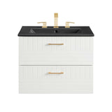 Modway Furniture Daybreak 24" Bathroom Vanity XRXT White Black EEI-5820-WHI-BLK