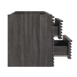 Modway Furniture Render 48" Wall-Mount Bathroom Vanity Cabinet XRXT Charcoal EEI-5866-CHA