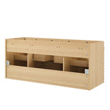 Modway Furniture Render 48" Wall-Mount Bathroom Vanity Cabinet XRXT Oak EEI-5866-OAK