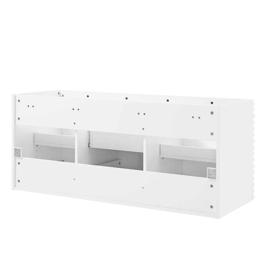 Modway Furniture Render 48" Wall-Mount Bathroom Vanity Cabinet XRXT White EEI-5867-WHI
