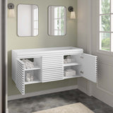 Modway Furniture Render 48" Wall-Mount Bathroom Vanity Cabinet XRXT White EEI-5867-WHI