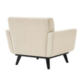 Modway Furniture Engage Herringbone Fabric Armchair XRXT Beige EEI-5868-BEI