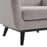 Modway Furniture Engage Herringbone Fabric Armchair XRXT Light Gray EEI-5868-LGR